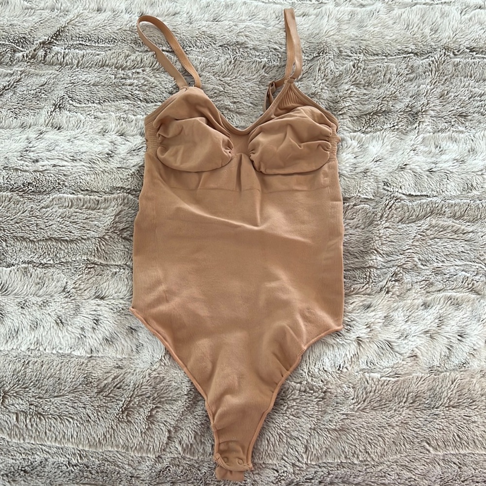 SKIMS shapewear thong bodysuit